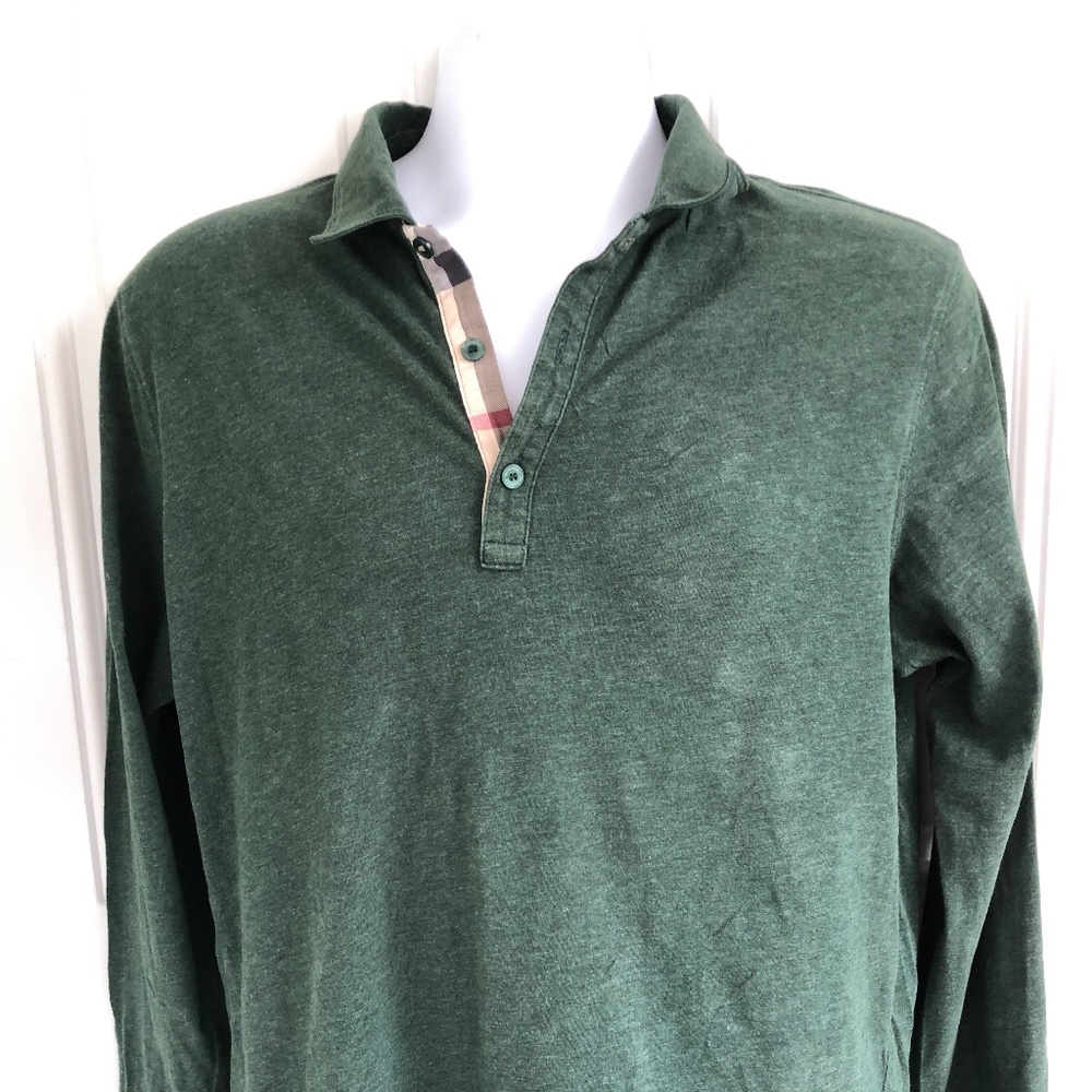 Burberry Brit Large Long Sleeve Polo Shirt